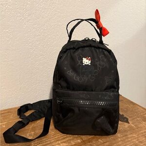 Super Cool and Cute Hello Kitty Herschel Black Mini Backpack